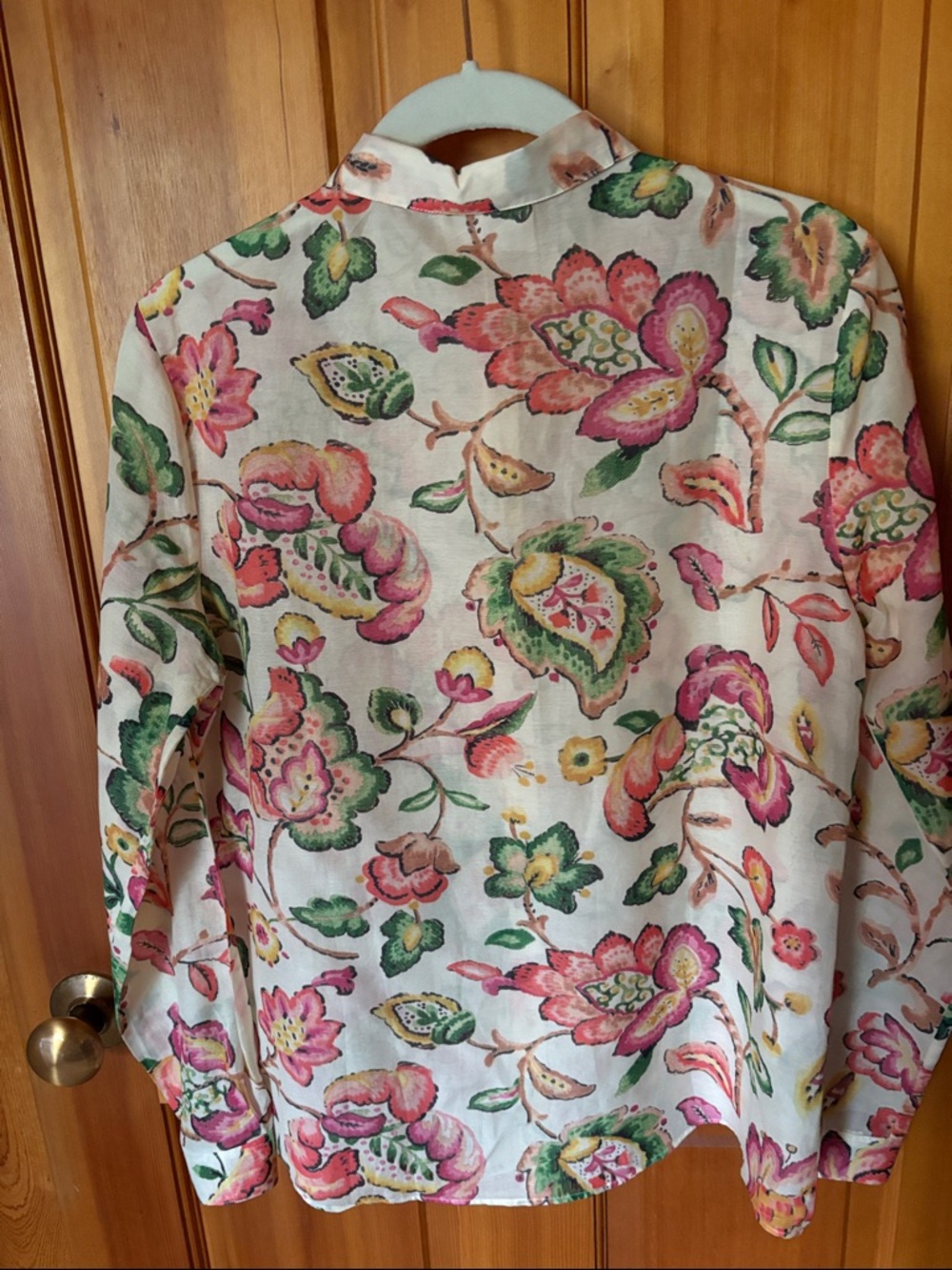 Sezane Piero blouse size 34. Lightweight cotton/silk blend. Like new condition - Picture 5 of 5